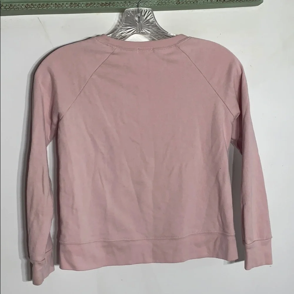 Me.n.u Hello Good Time Lace Up Glitter Pullover long sleeve girls size 10